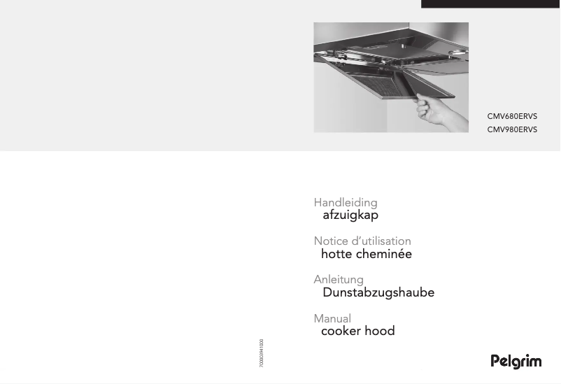 Page 1 of the manual User Manual Pelgrim CMV980RVS