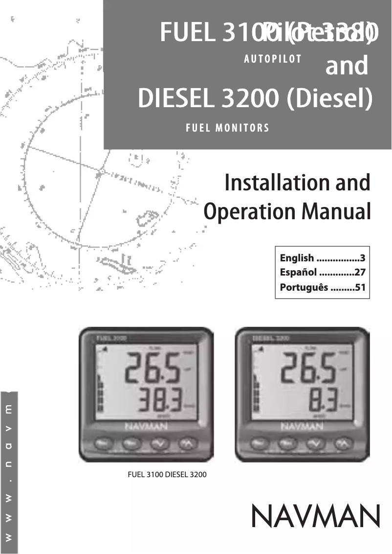 First page image of the manual for Diesel 3200