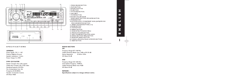 Page 1 of the manual User Manual Caliber MCD 770