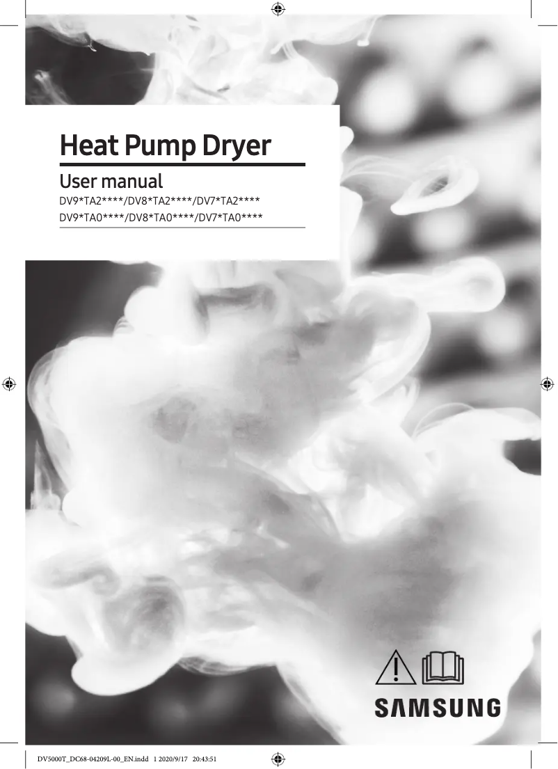 First page image of the manual for DV70TA200AE