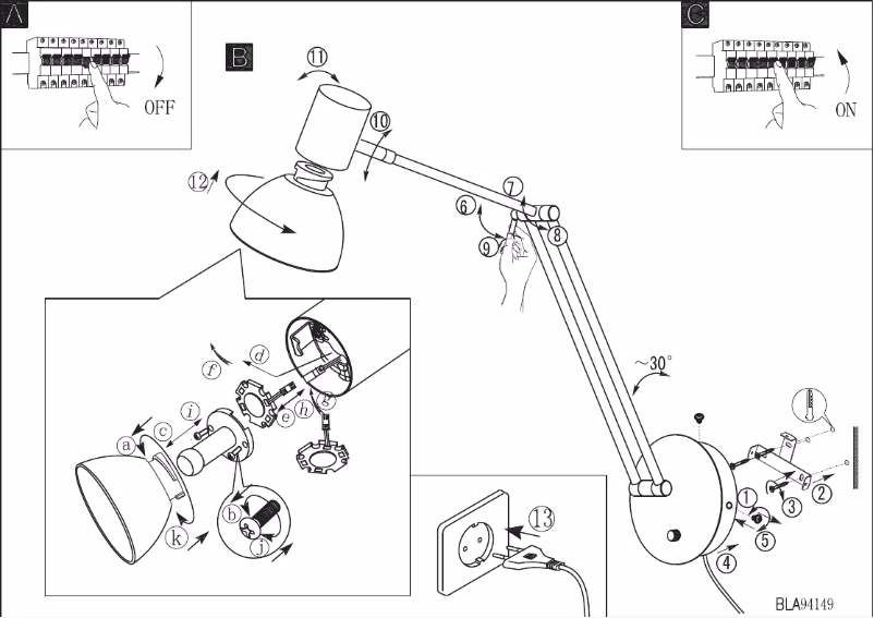 First page image of the manual for Falko 1