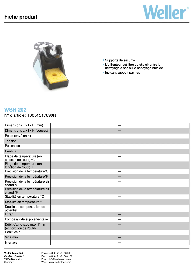 First page image of the manual for WSR 202