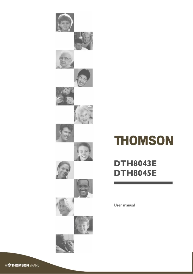 Page 1 of the manual User Manual Thomson DTH8045