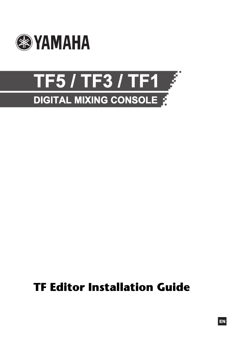 First page image of the manual for TF-Rack