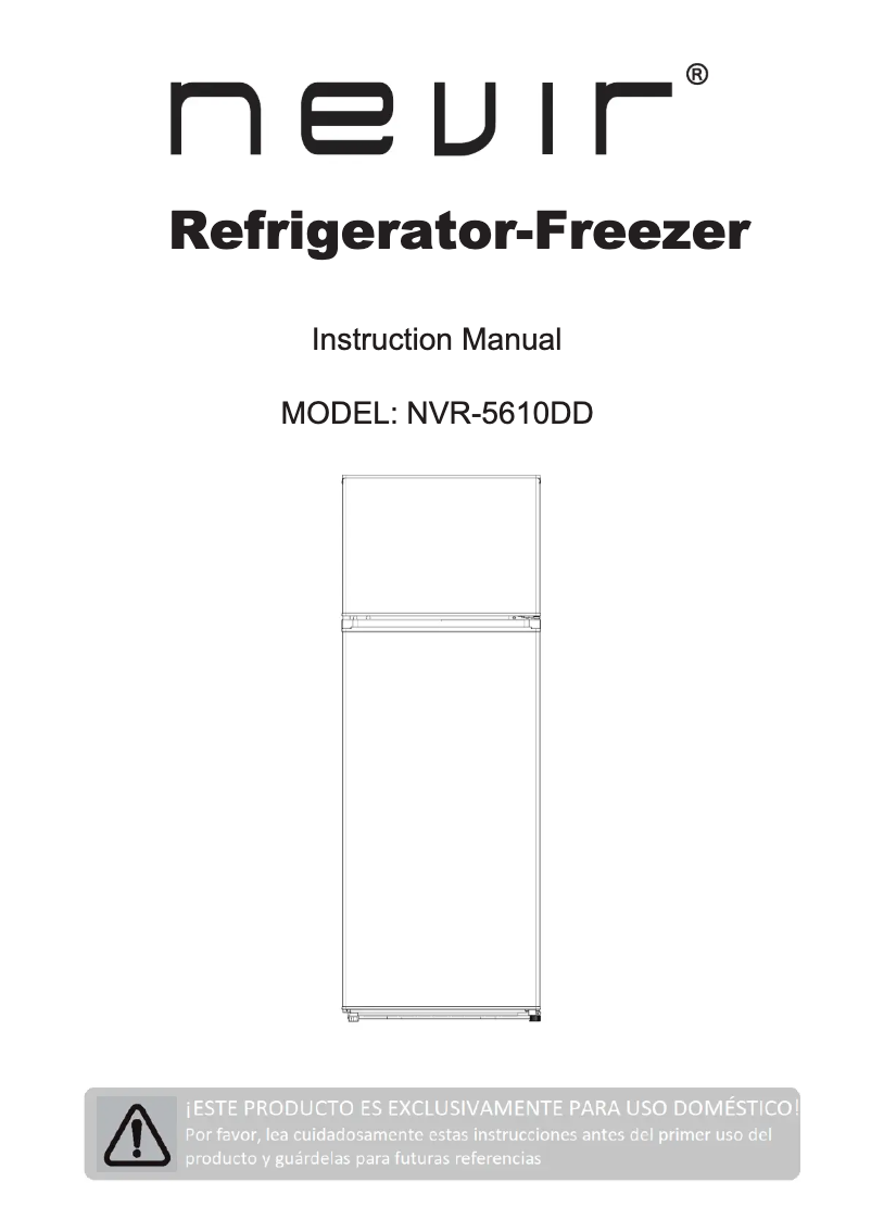 First page image of the manual for NVR-5610DD