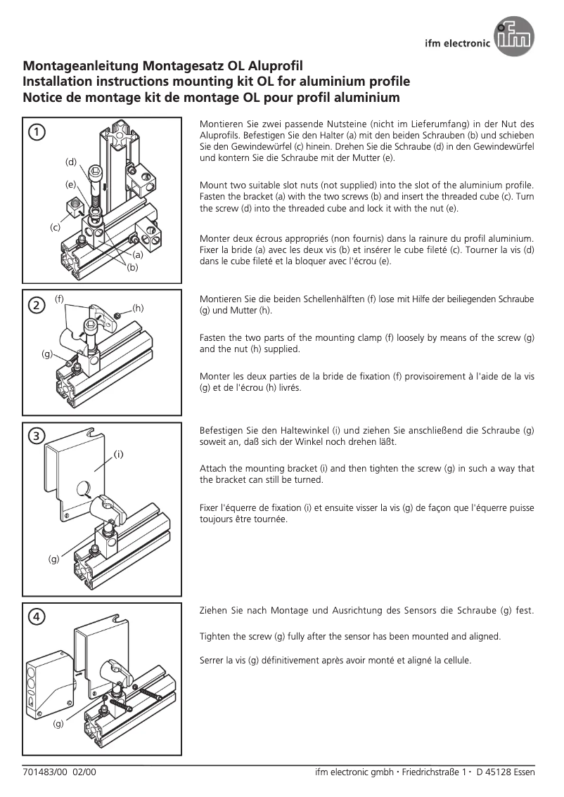 Page 1 of the manual User Manual IFM E20881