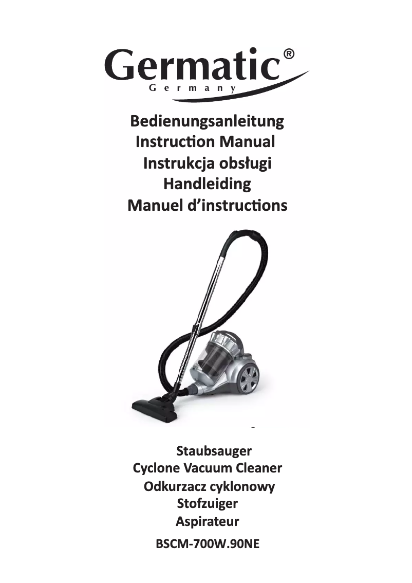 Page 1 of the manual User Manual Germatic BSCM-700W.90NE