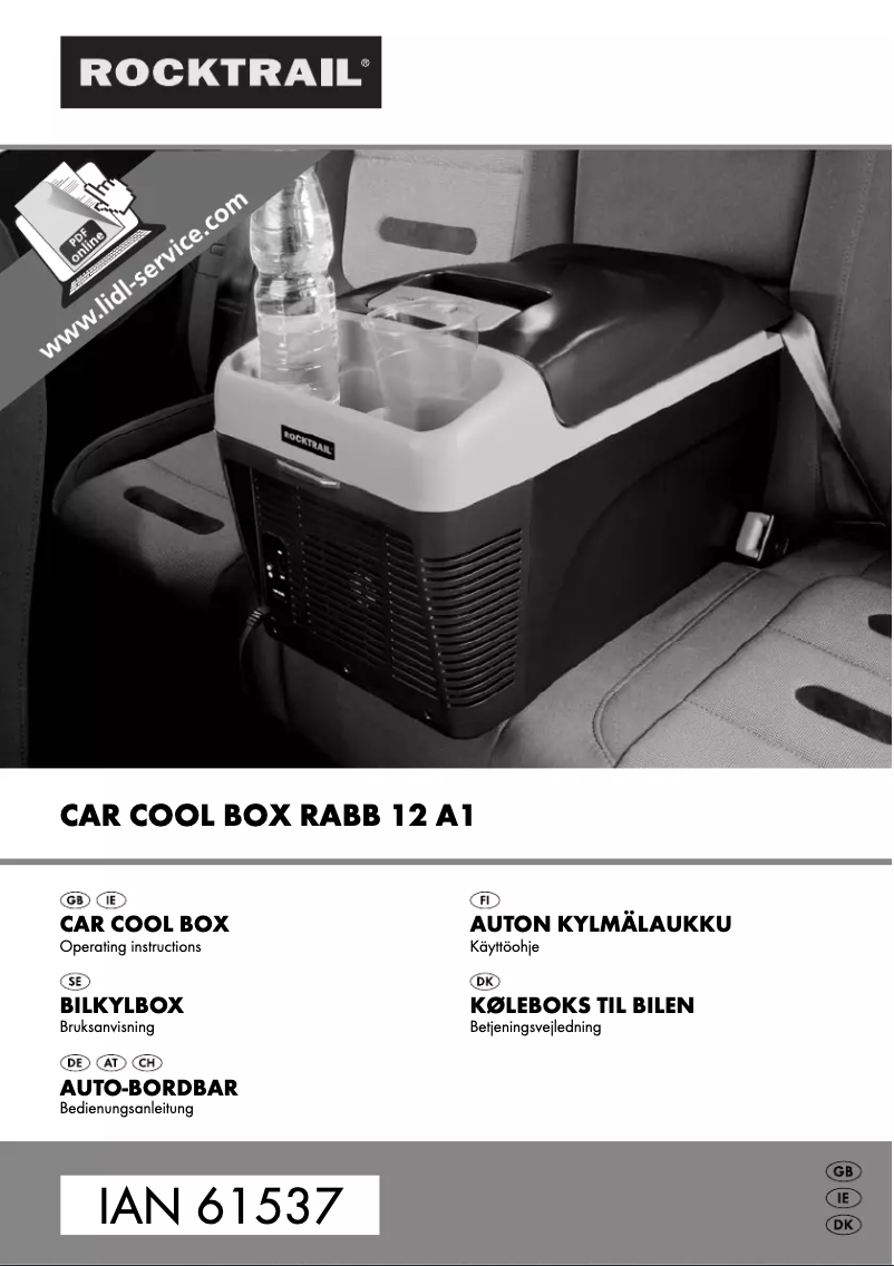 First page image of the manual for IAN 61537