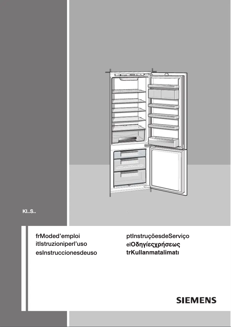 Page 1 of the manual User Manual Siemens KI34SA50FF