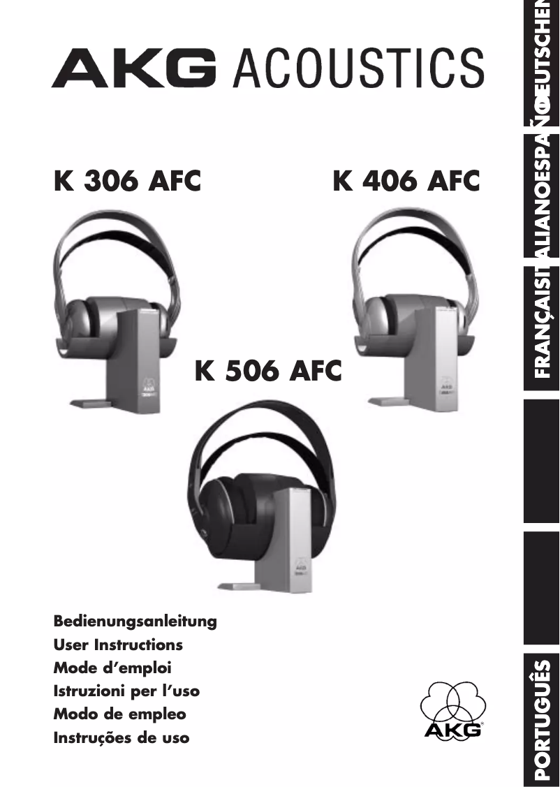 Page 1 of the manual User Manual AKG K406 AFC
