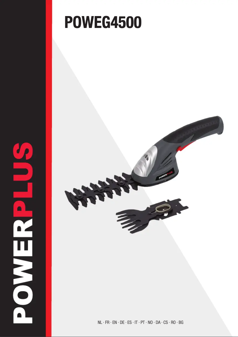 First page image of the manual for POWEG4500