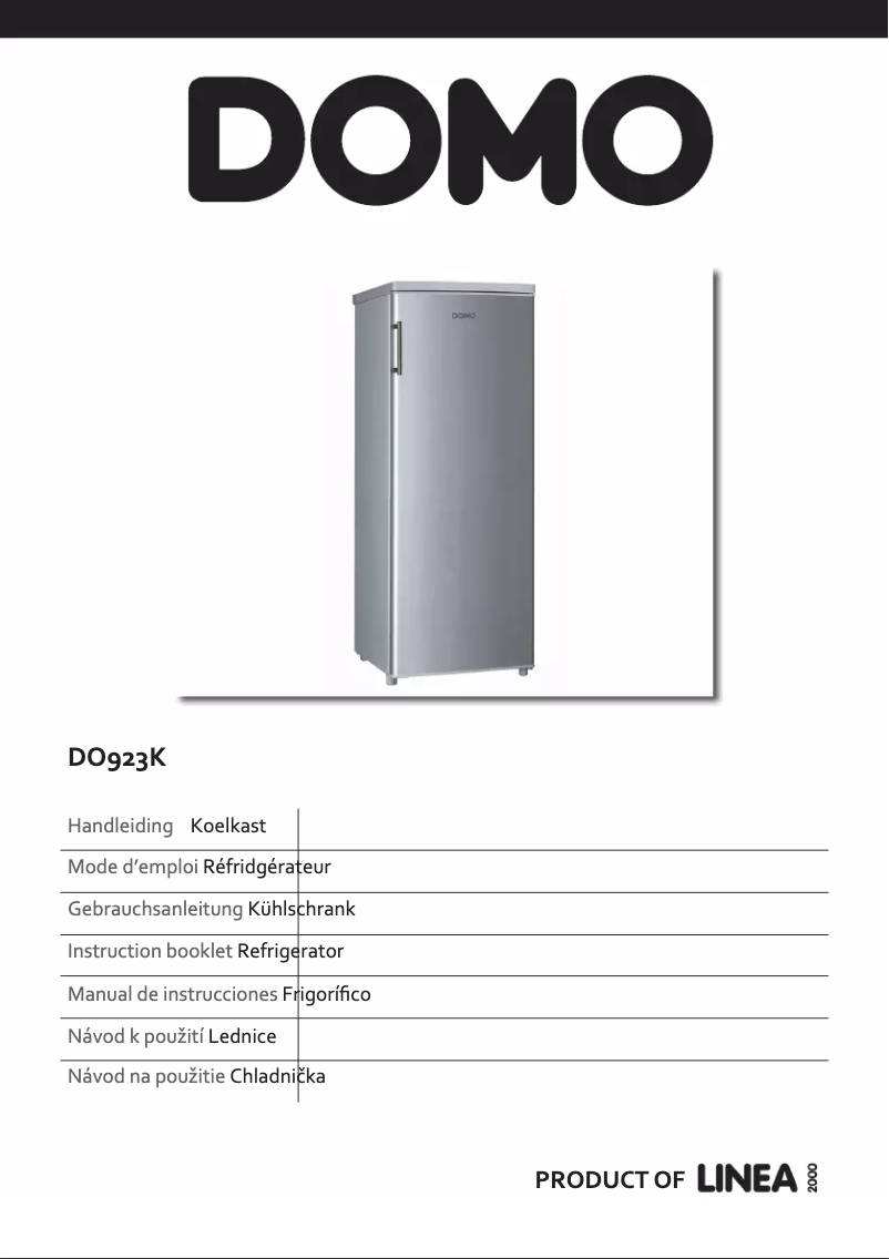 Page 1 of the manual User Manual Domo DO923K