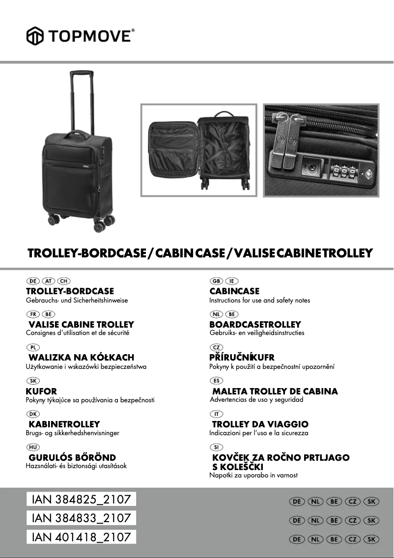 First page image of the manual for IAN 384833