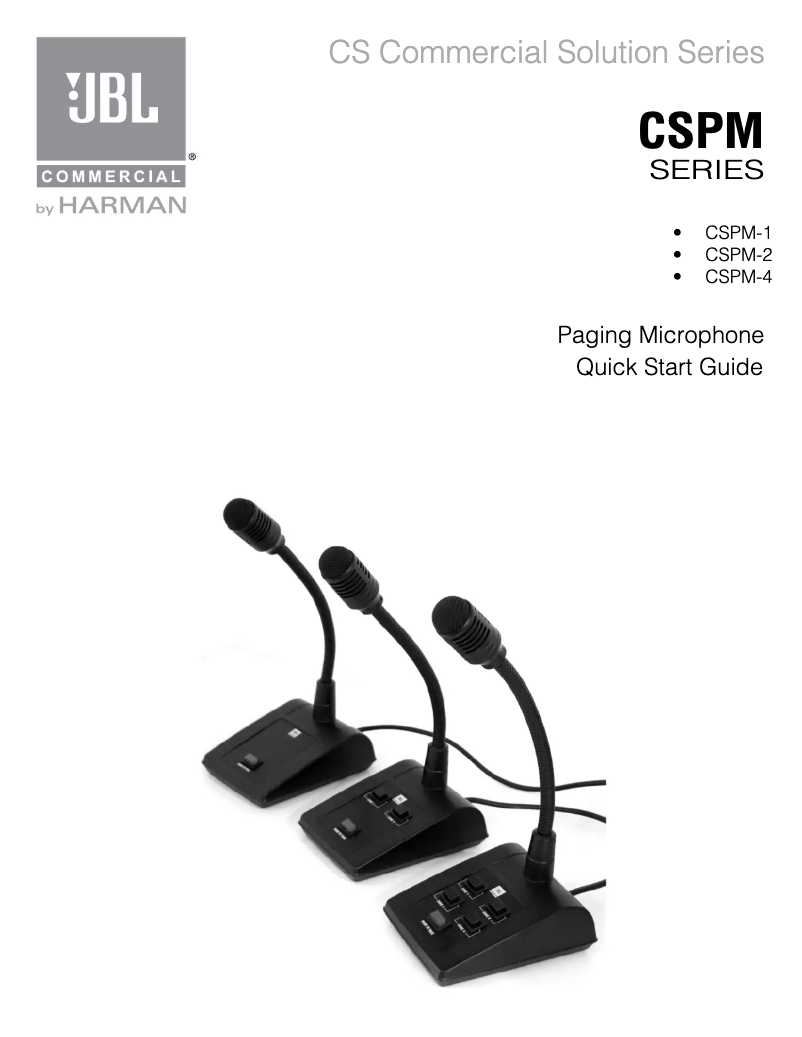 First page image of the manual for CSPM-2
