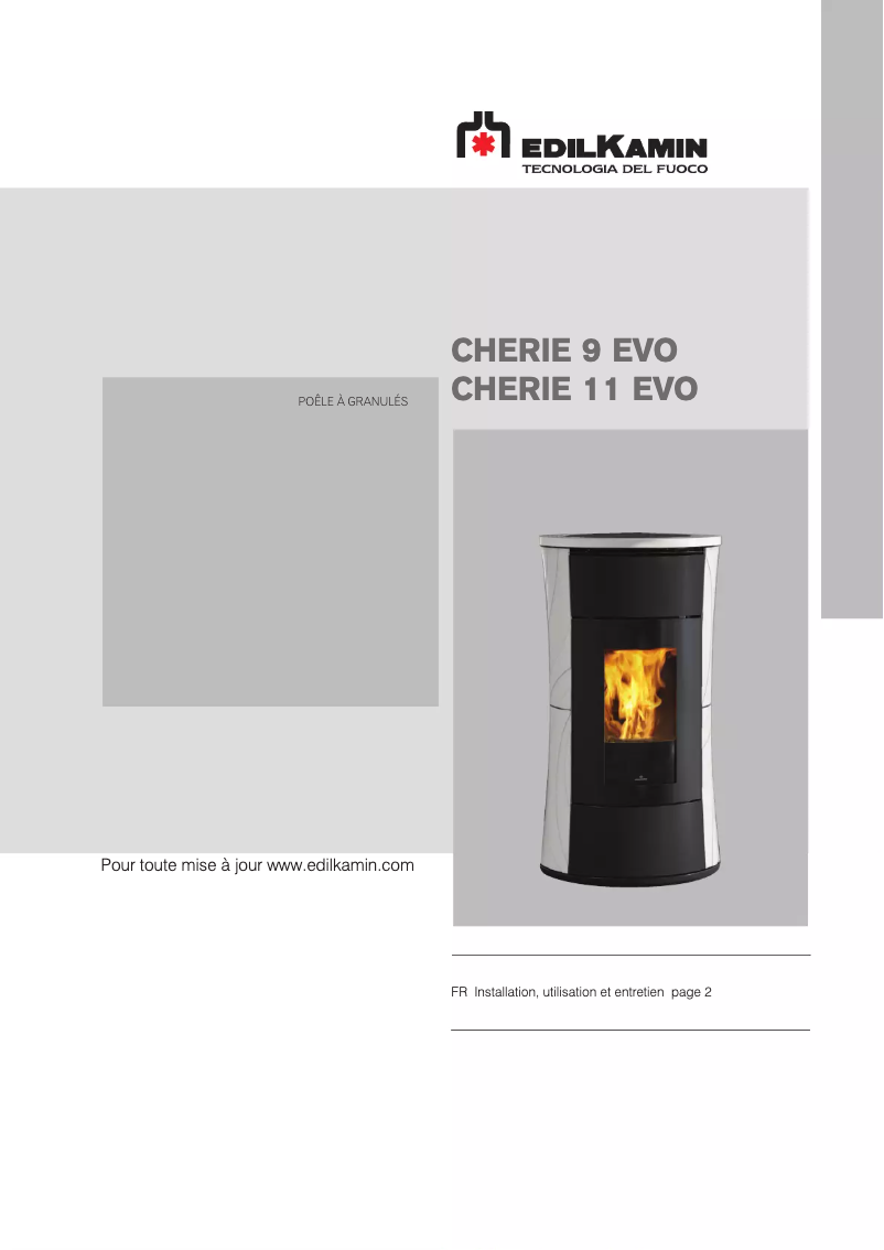First page image of the manual for CHERIE 9 EVO