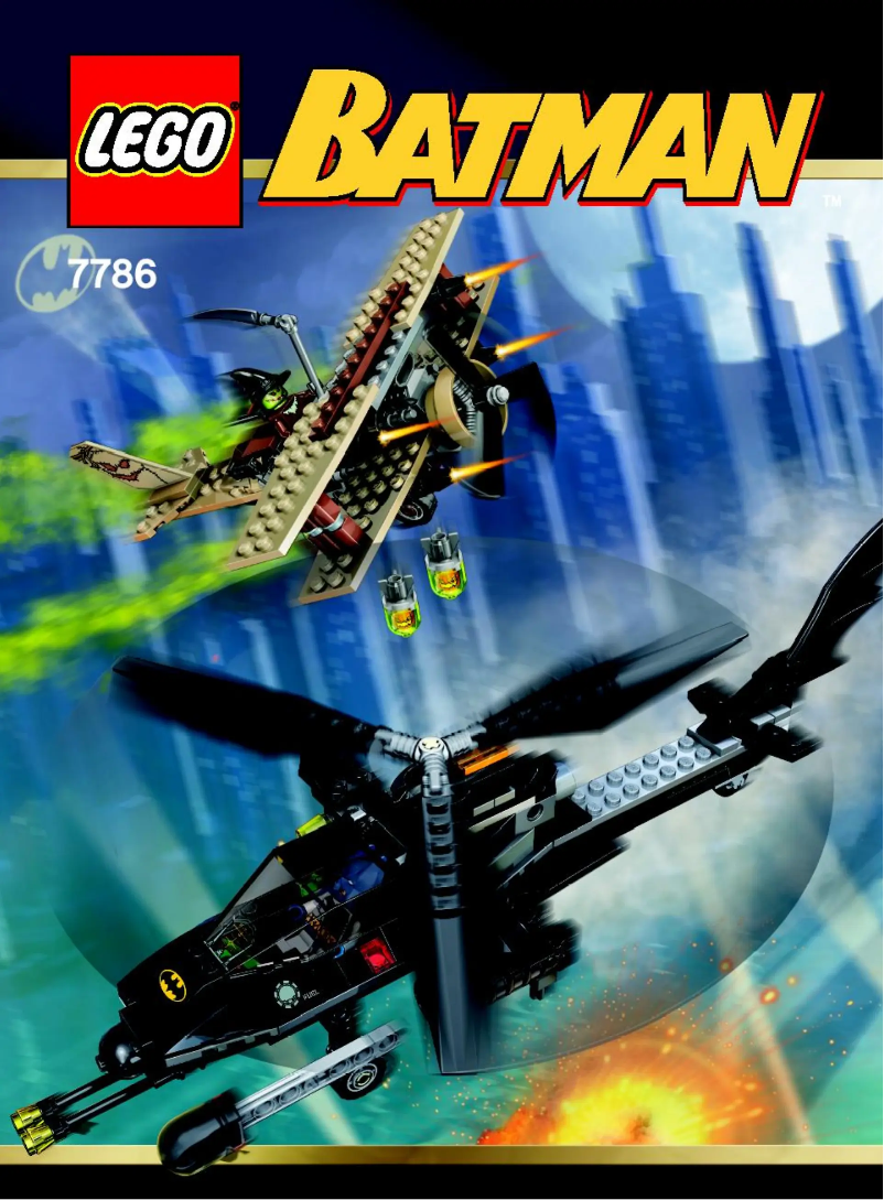 Page 1 of the manual User Manual Lego The Batcopter (TM): The Chase for Scarecrow