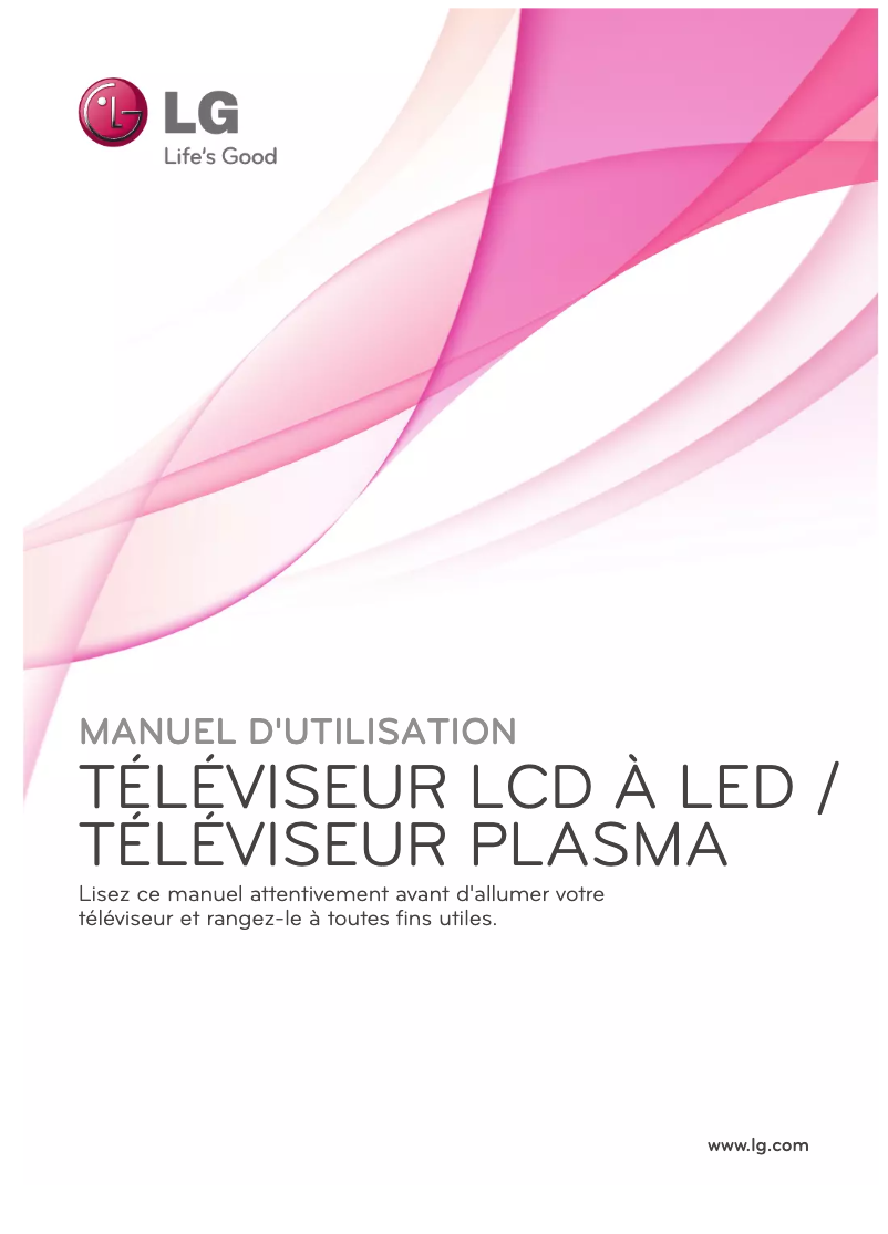 Page 1 of the manual User Manual LG 42LW5700