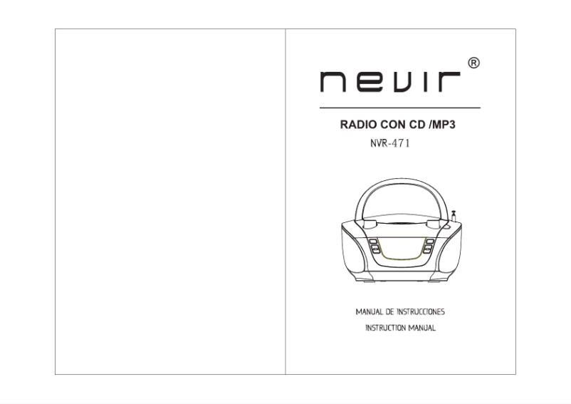 Page 1 of the manual User Manual Nevir NVR-471