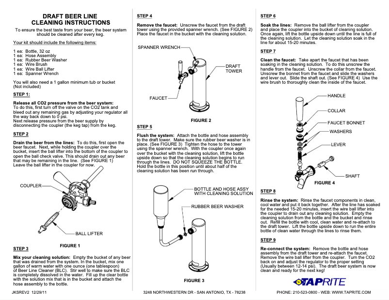First page image of the manual for 1842G