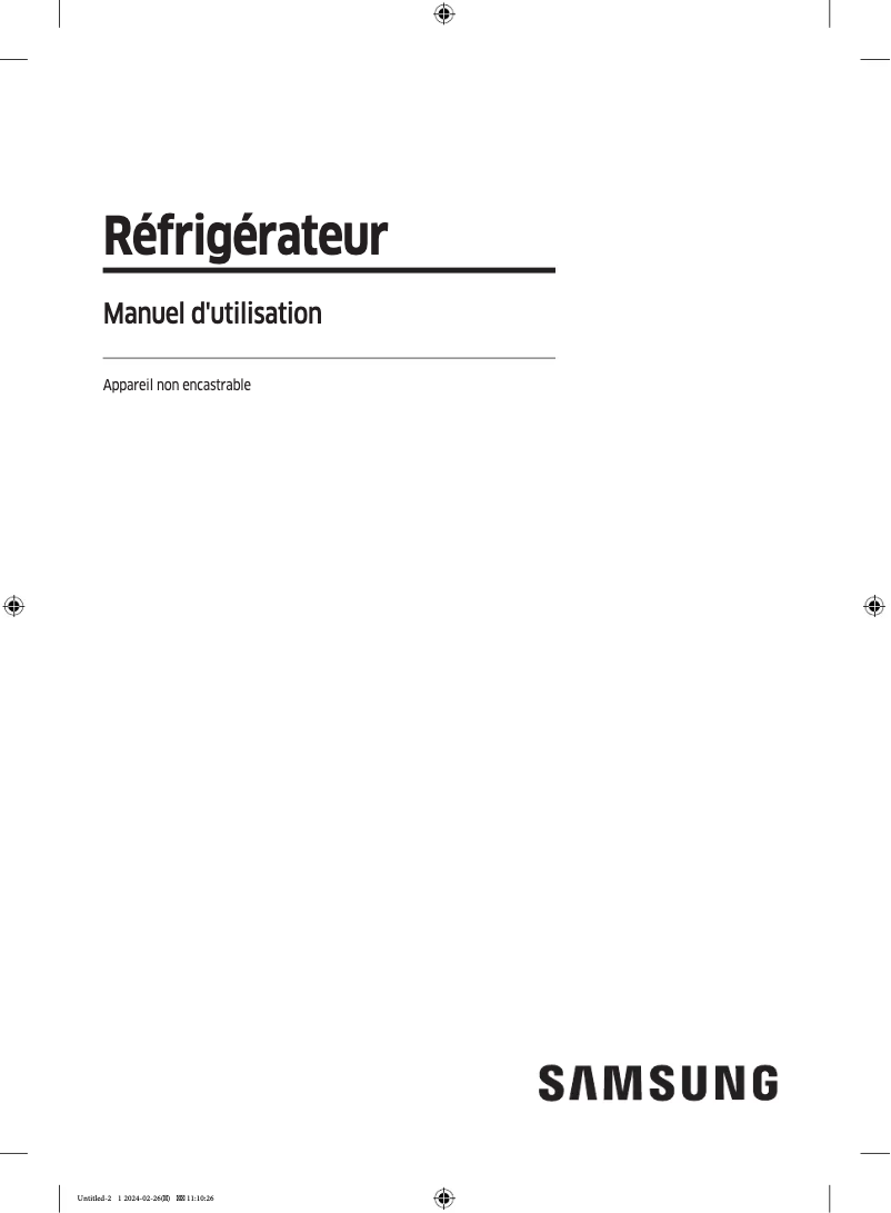 First page image of the manual for RB53DG706CS9