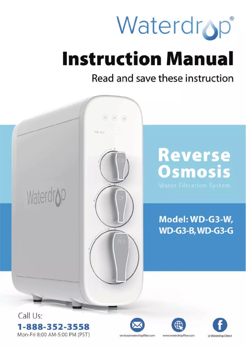 Page 1 of the manual User Manual Waterdrop WD-G3