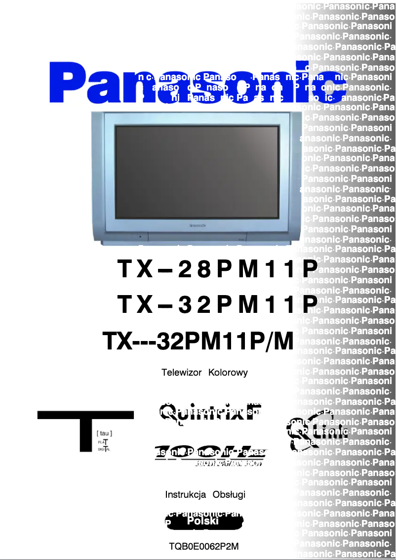 First page image of the manual for TX-32PM11P