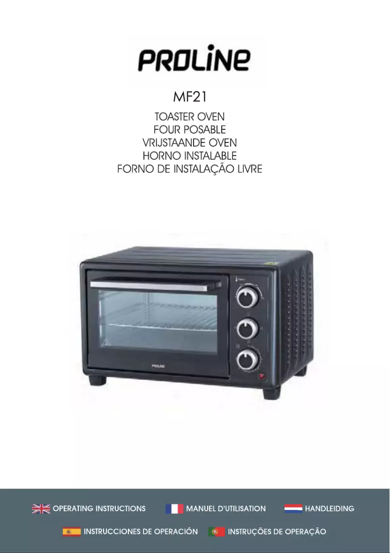 First page image of the manual for MF21