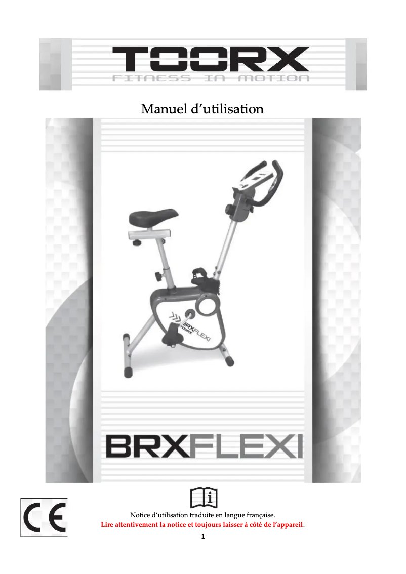 First page image of the manual for BRX-FLEXI
