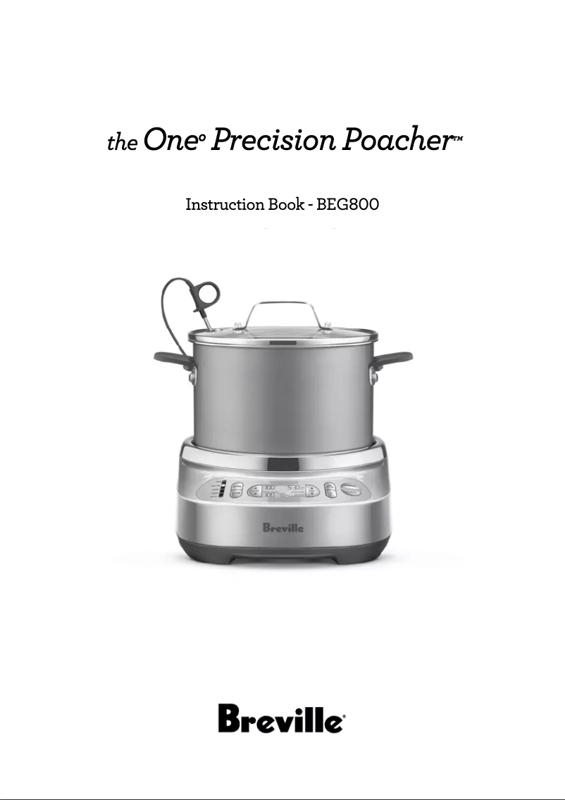 First page image of the manual for the One Precision Poacher BEG800
