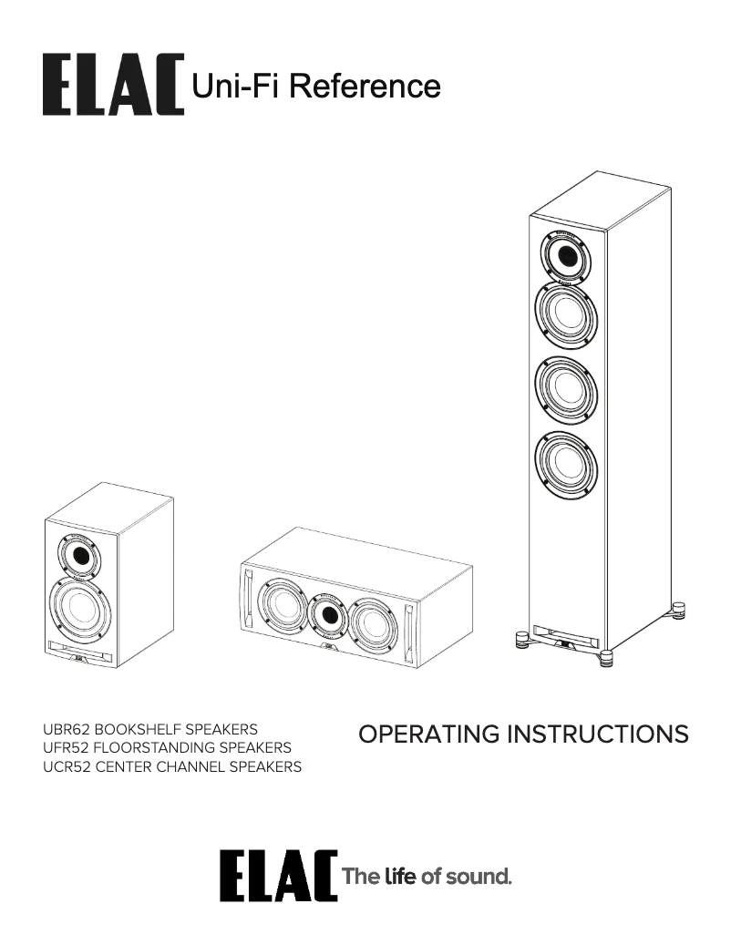 Image de la première page du manuel de l'appareil Uni-Fi Reference UCR52