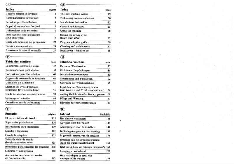 Page 1 of the manual User Manual Smeg 2130