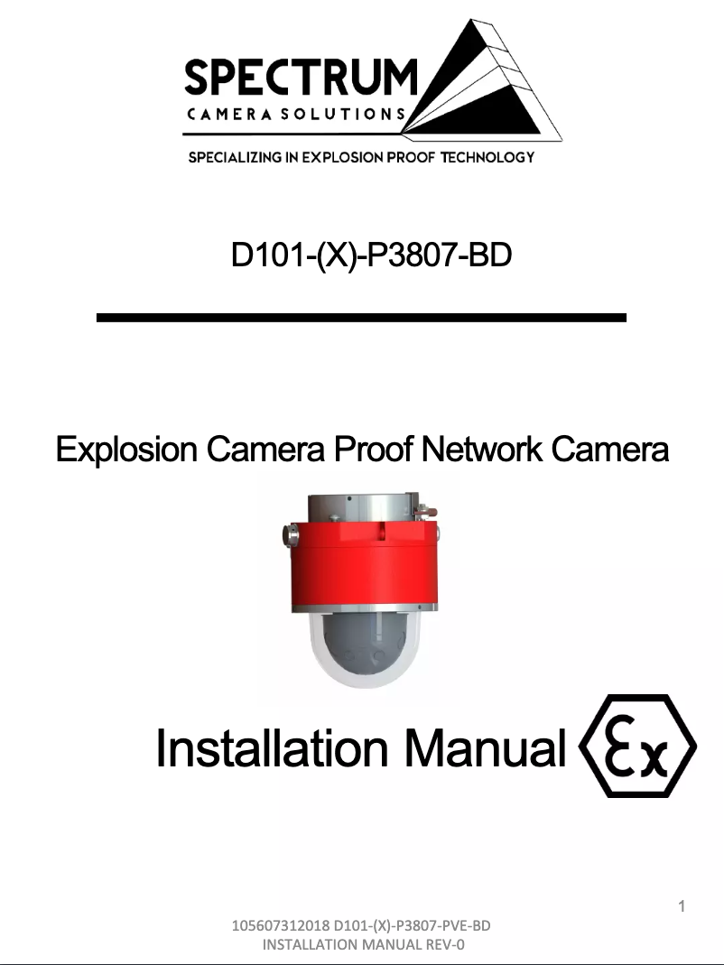 First page image of the manual for D101-A