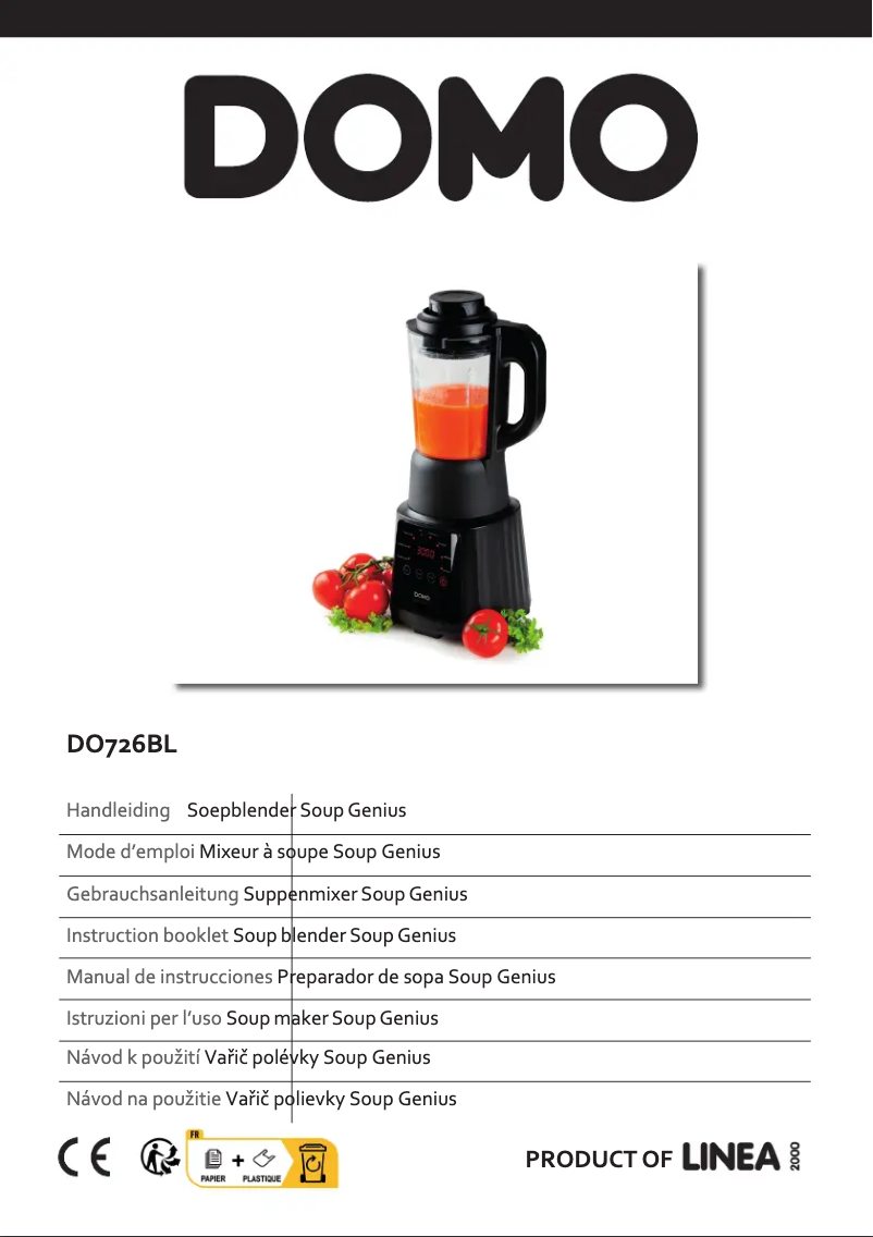 Page 1 of the manual User Manual Domo DO726BL