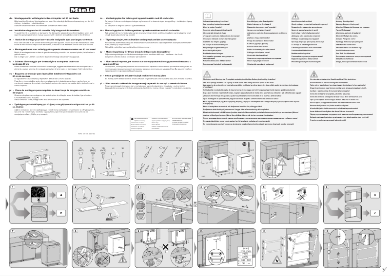 Page 1 of the manual User Manual Miele G 6475 SCVi XXL