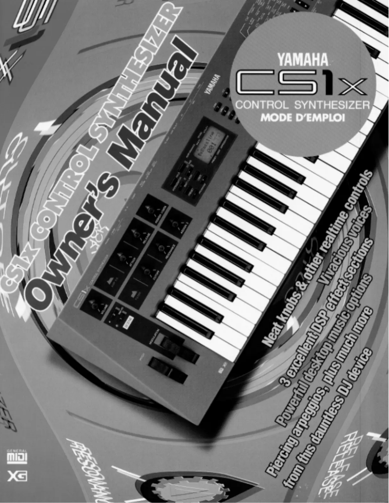 First page image of the manual for CS1X