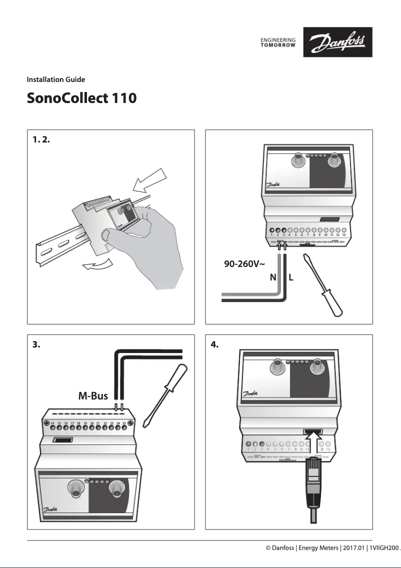 First page image of the manual for SonoCollect 112