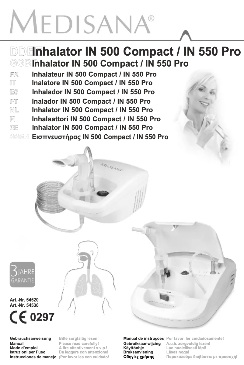Image de la première page du manuel de l'appareil IN 500 Compact