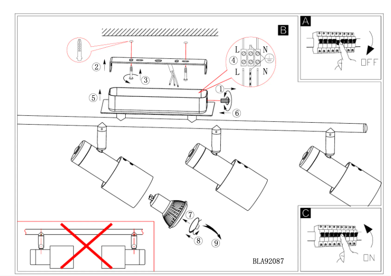 Page 1 of the manual User Manual Eglo Davida