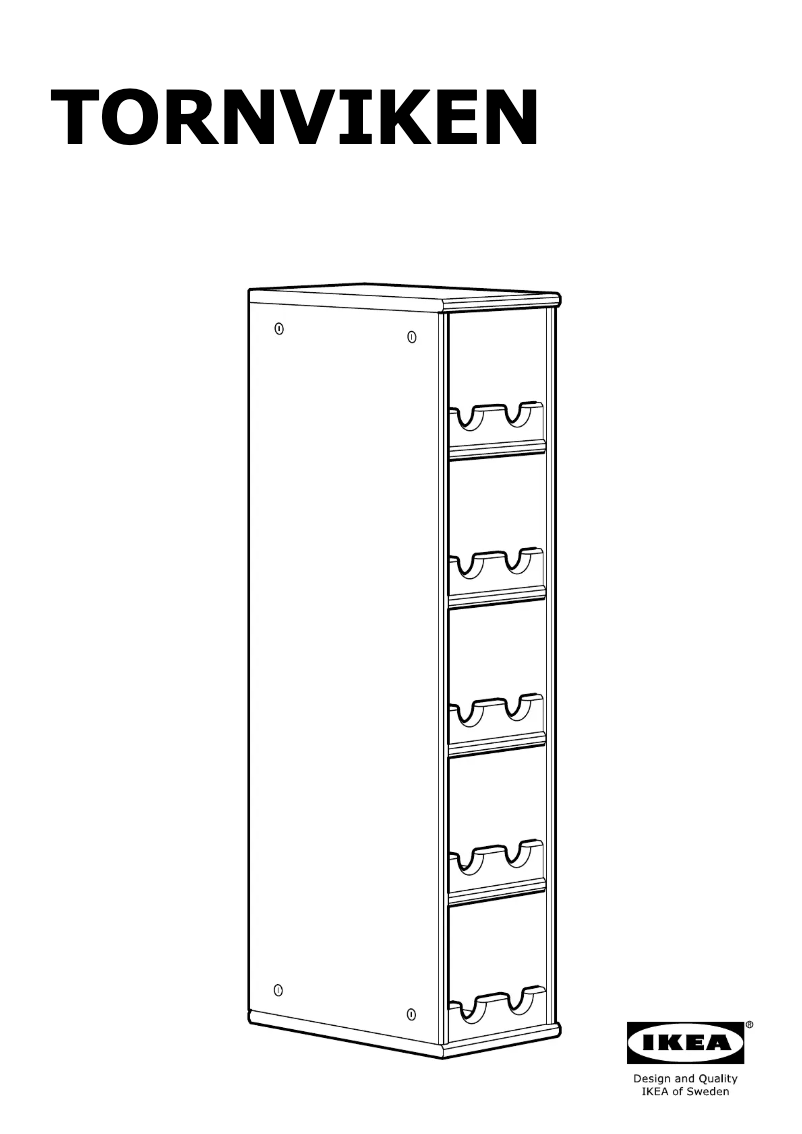 First page image of the manual for TORNVIKEN 303.590.35