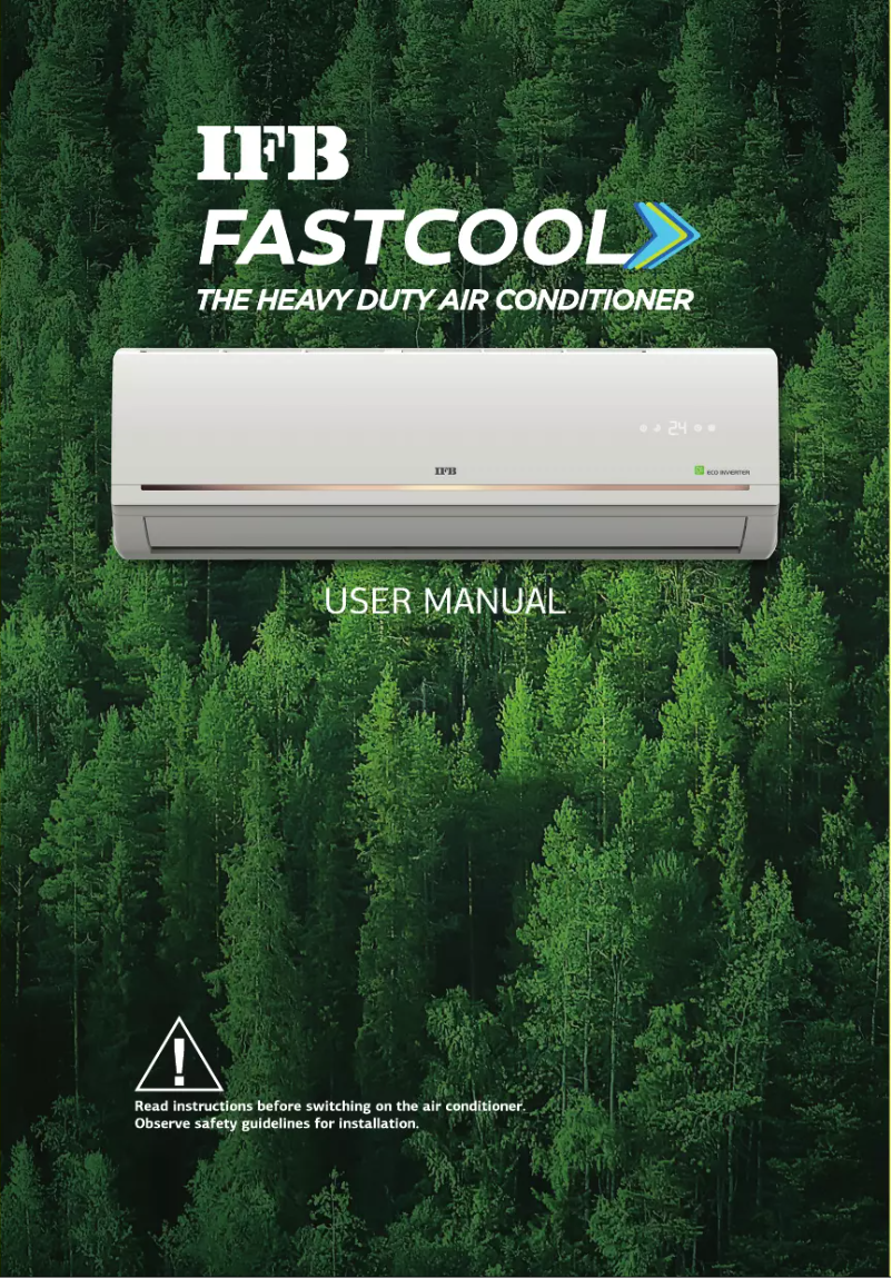 Page 1 of the manual User Manual IFB FastCool CI1831G223G5