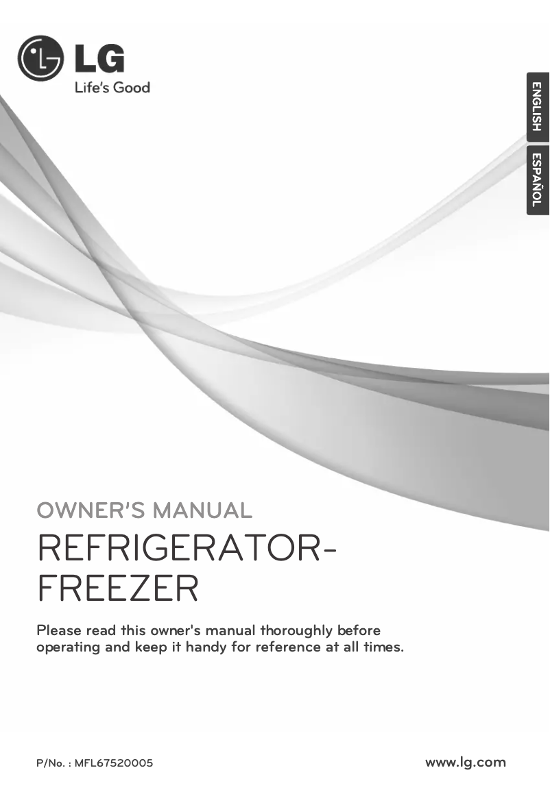 First page image of the manual for GR-S632GSRA