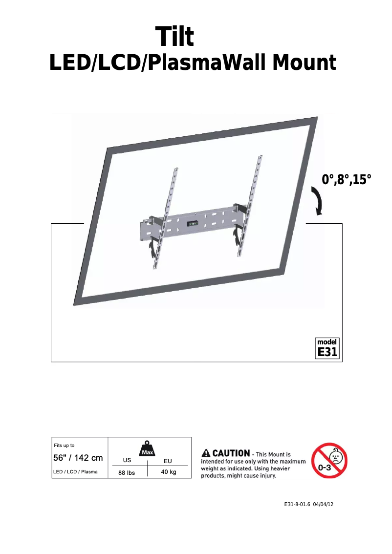 First page image of the manual for E31