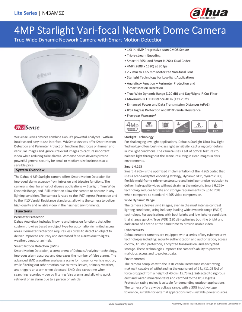 First page image of the manual for N43AM5Z