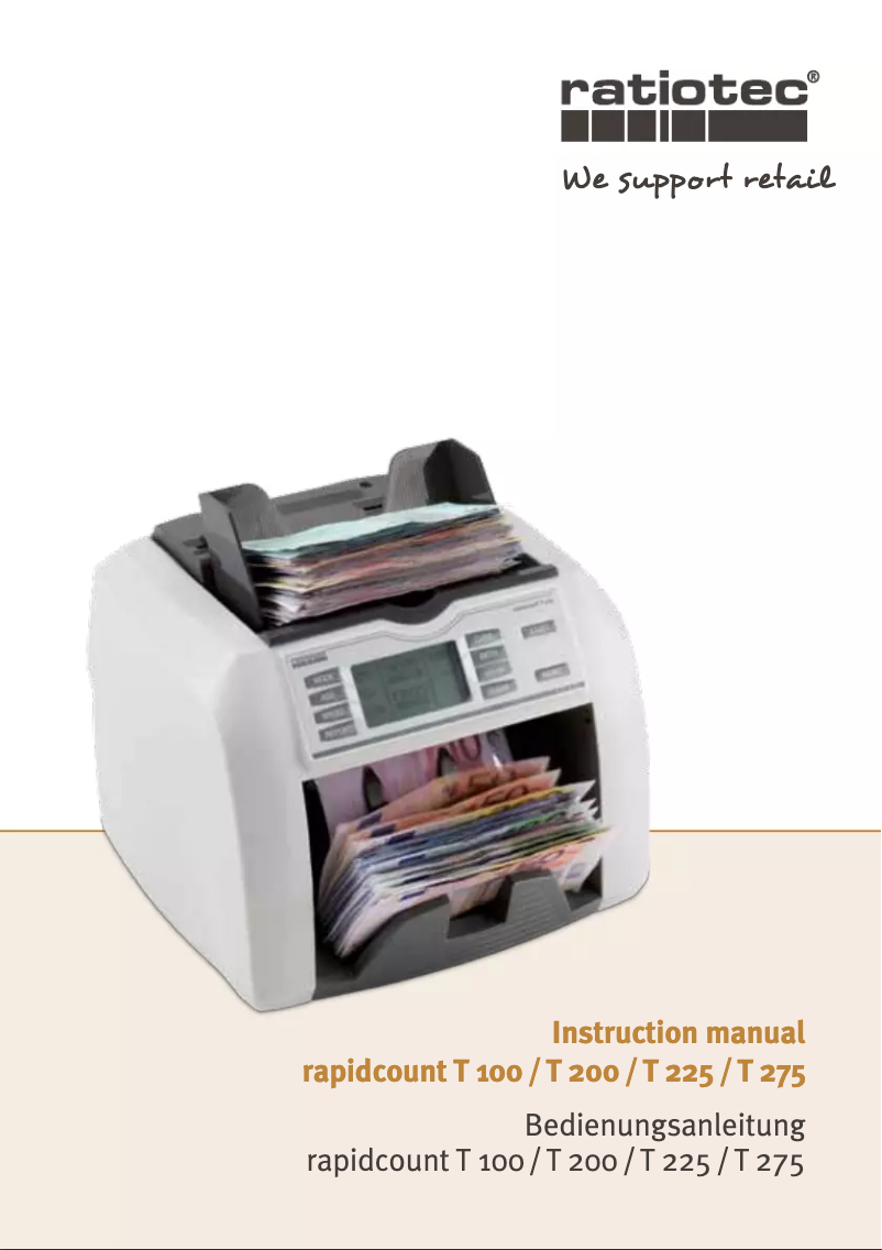 First page image of the manual for T 275