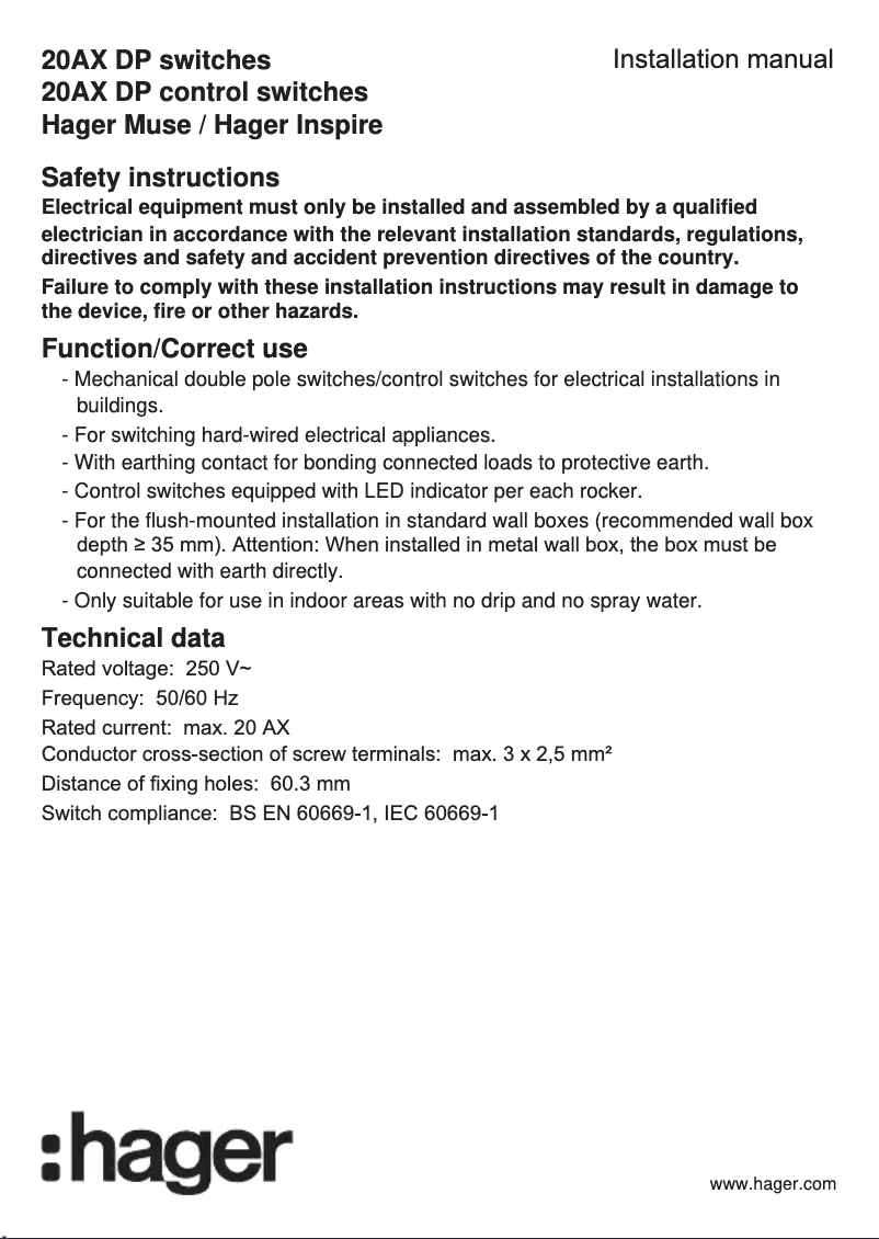 First page image of the manual for WGCXL2D2NEG