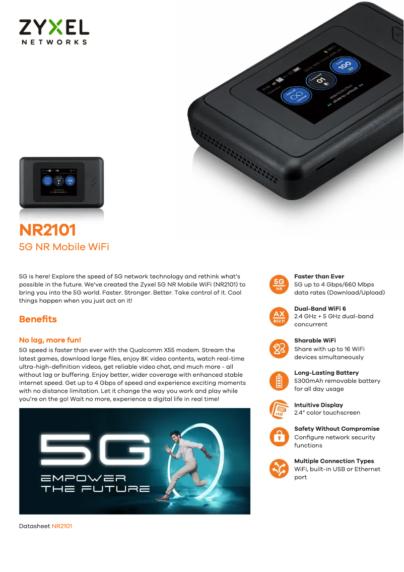 Image de la première page du manuel de l'appareil NR2101