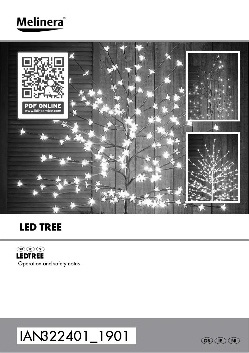 Page 1 of the manual User Manual Melinera IAN 322401