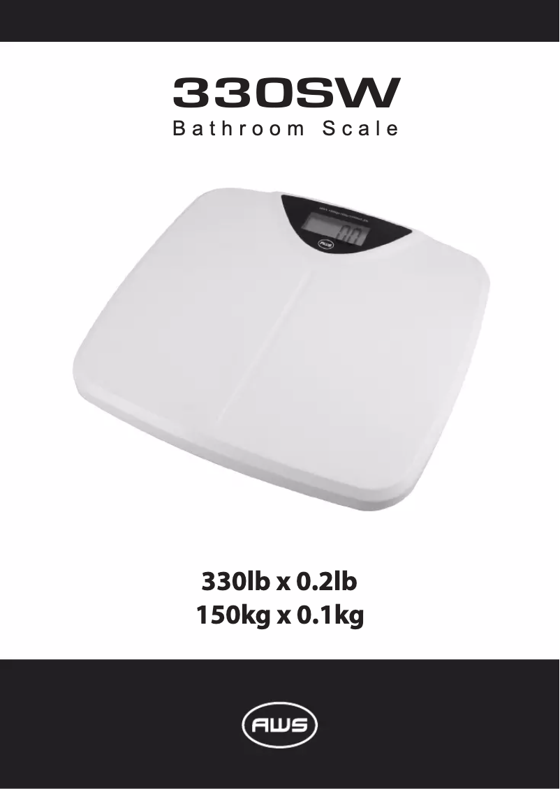 First page image of the manual for 330SW