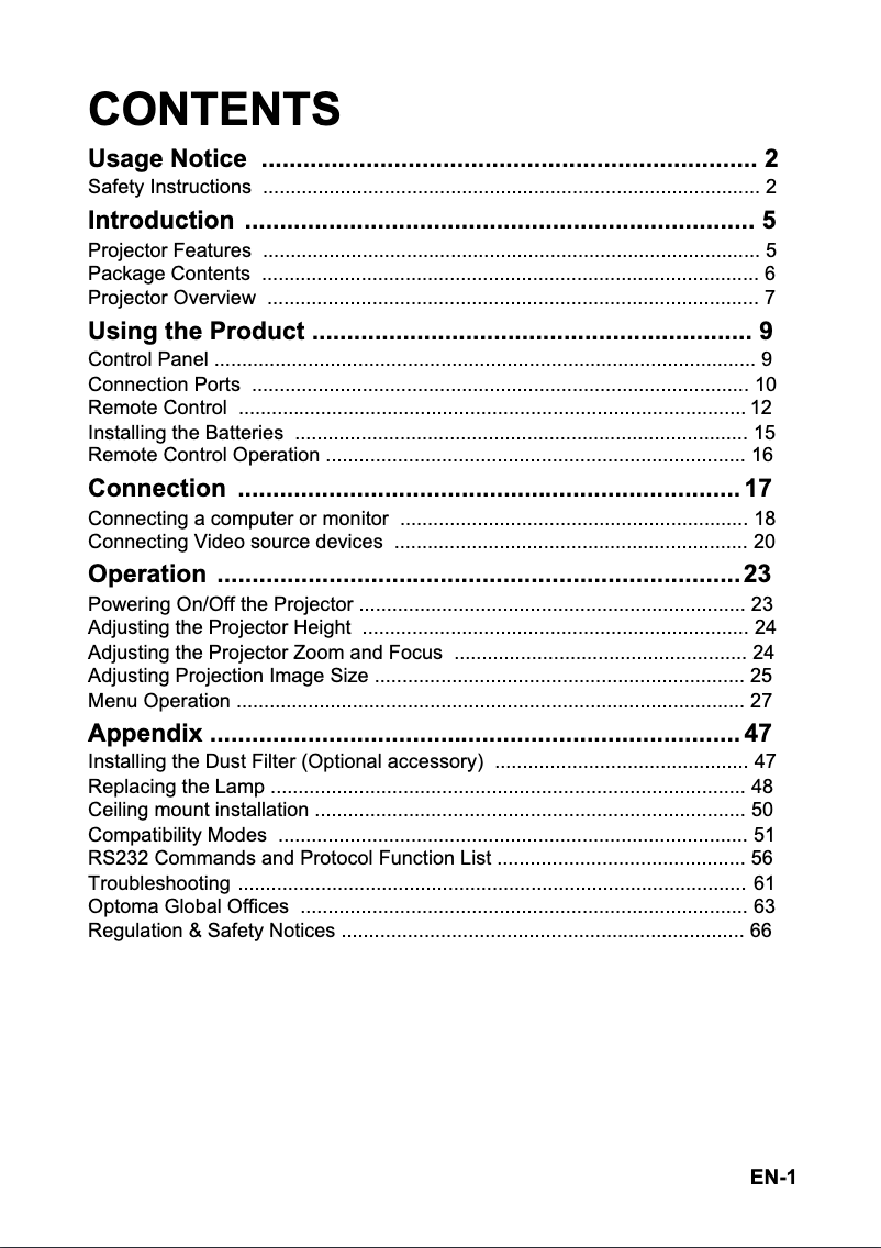First page image of the manual for S313