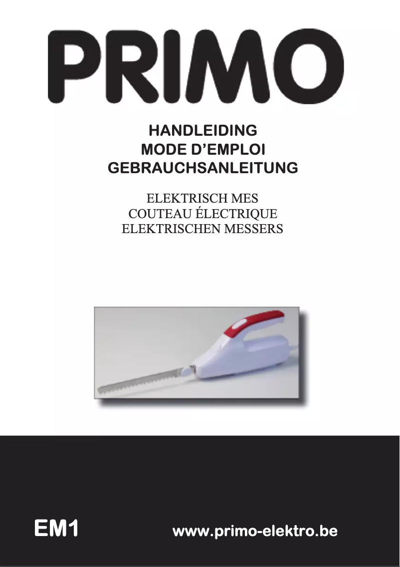 First page image of the manual for EM1